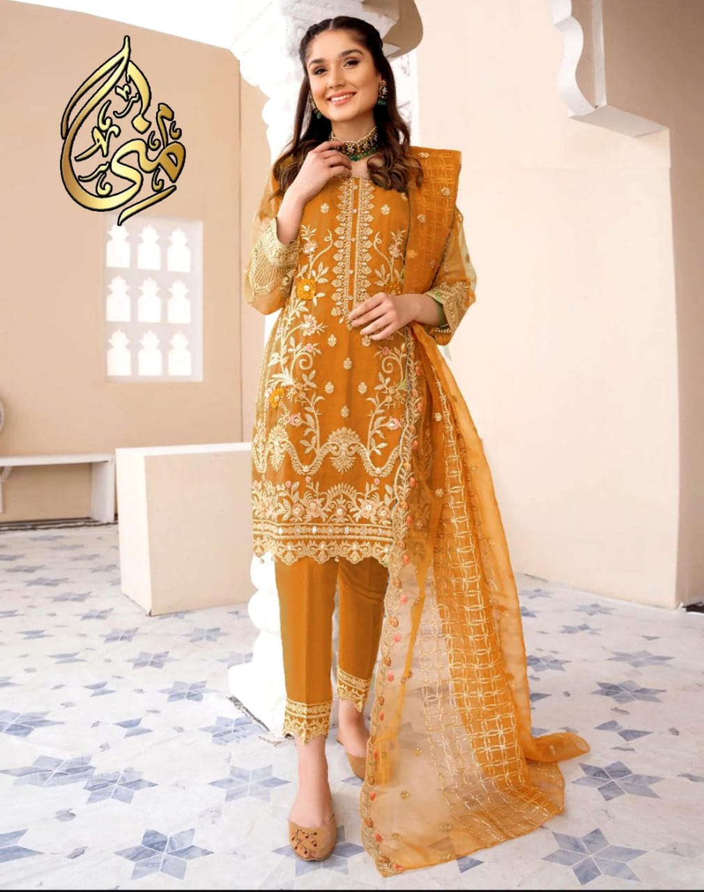 #0011 Malai Grace" "Crepe Elegance" "Soft Drape AR