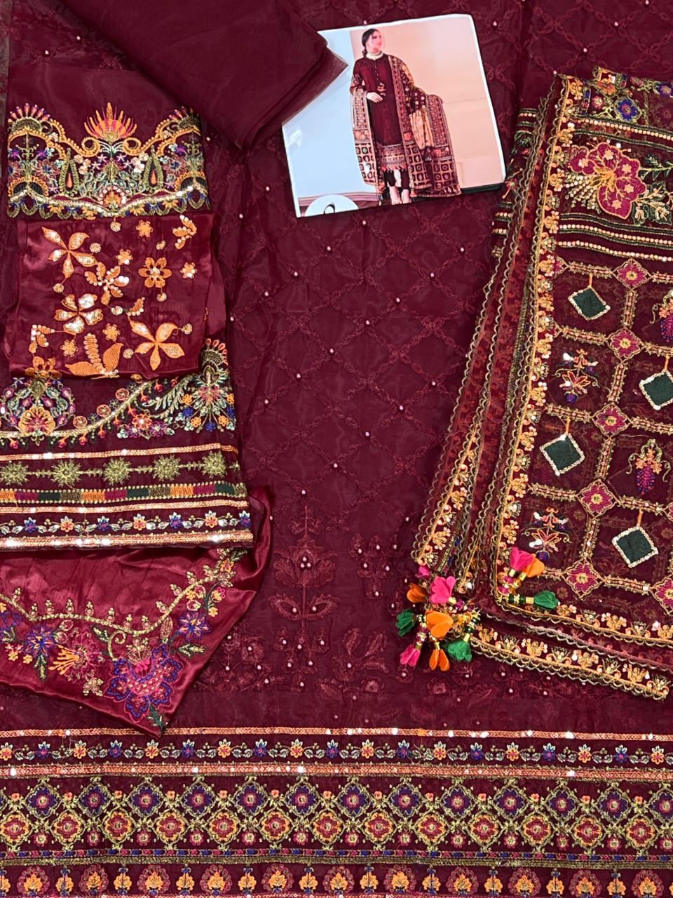 #3 Baroque Organza: A Whisper of Opulence SH