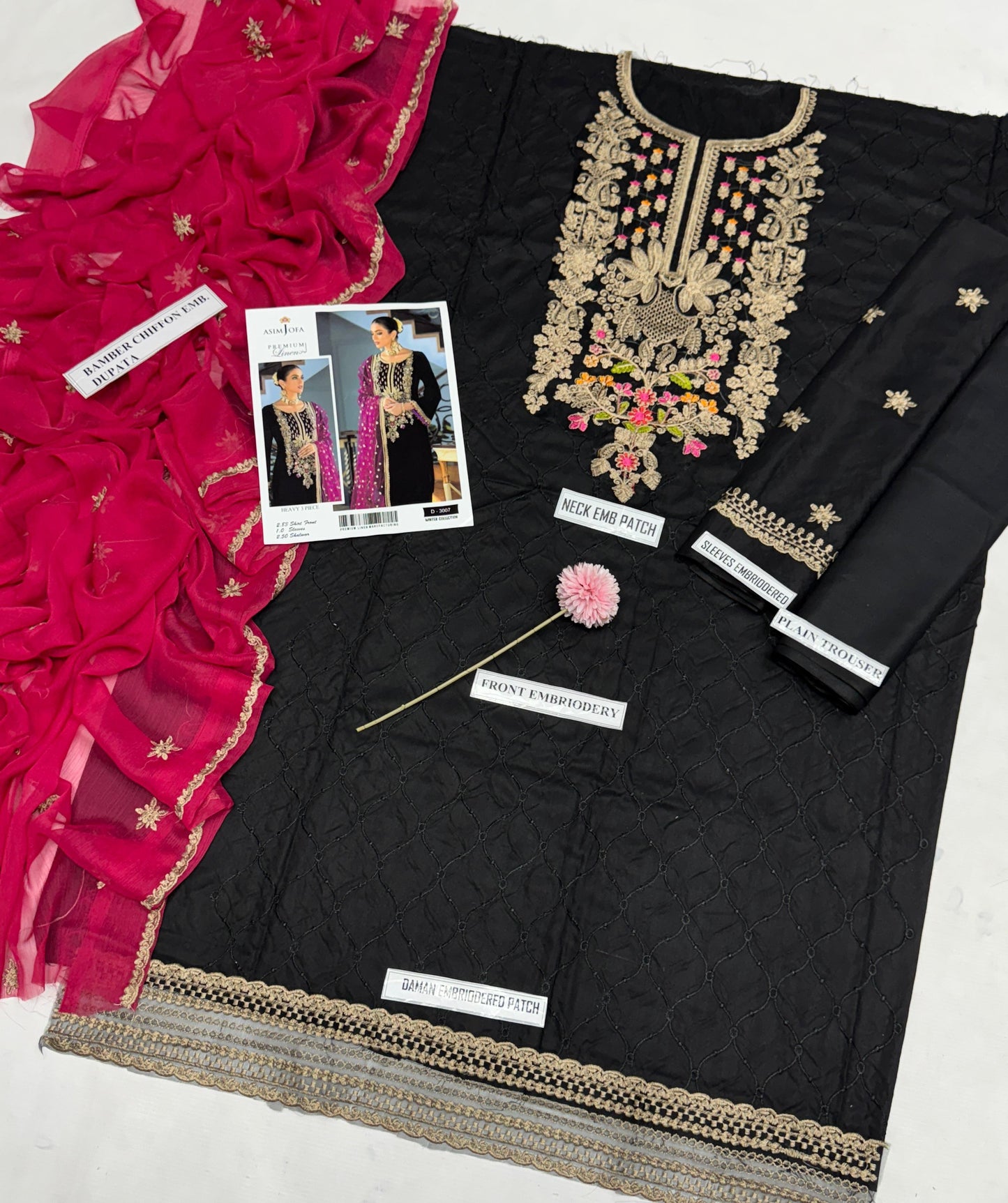 #193 WINTER COLLECTION 2025 Alhamdulillah Stuff: Best Quality linen 72/72 NIN