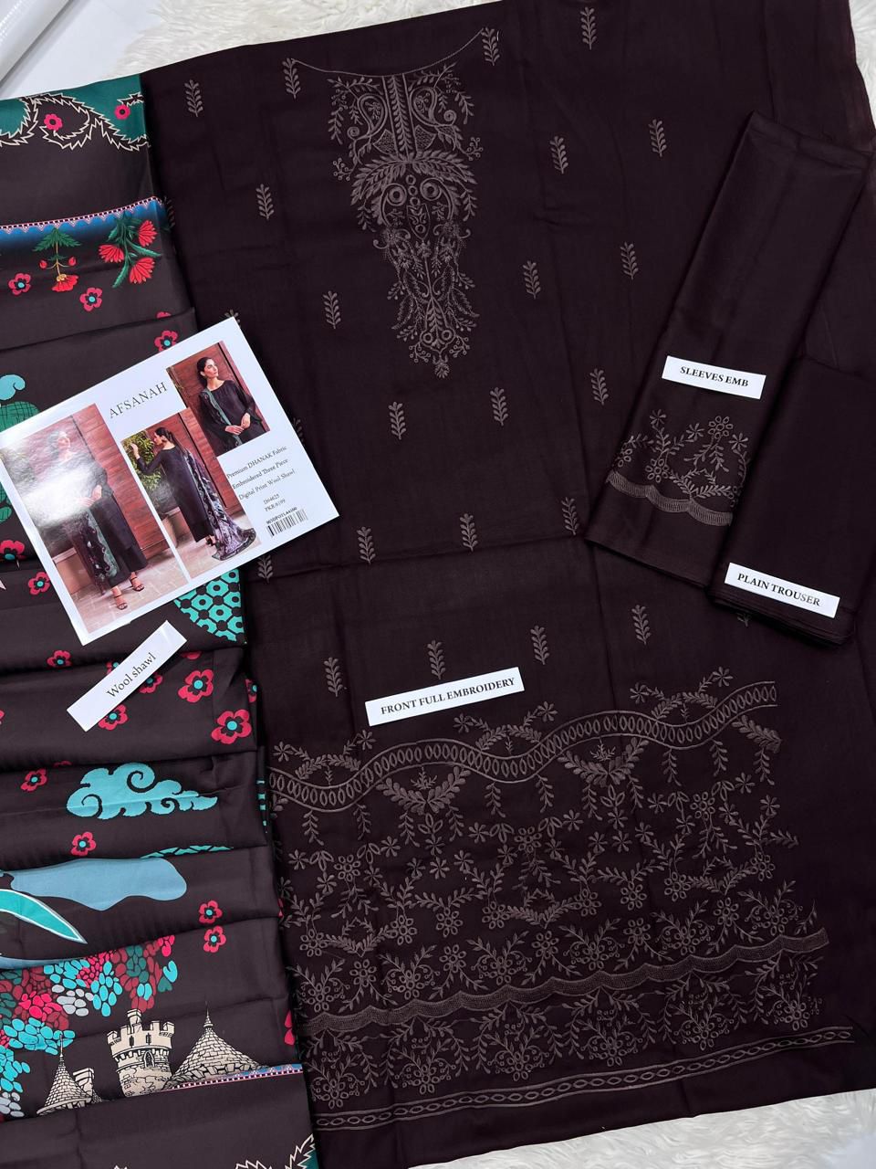 #4625 AFSANAH DHANNAK BEST PREMIUM LOOK FABRIC AR