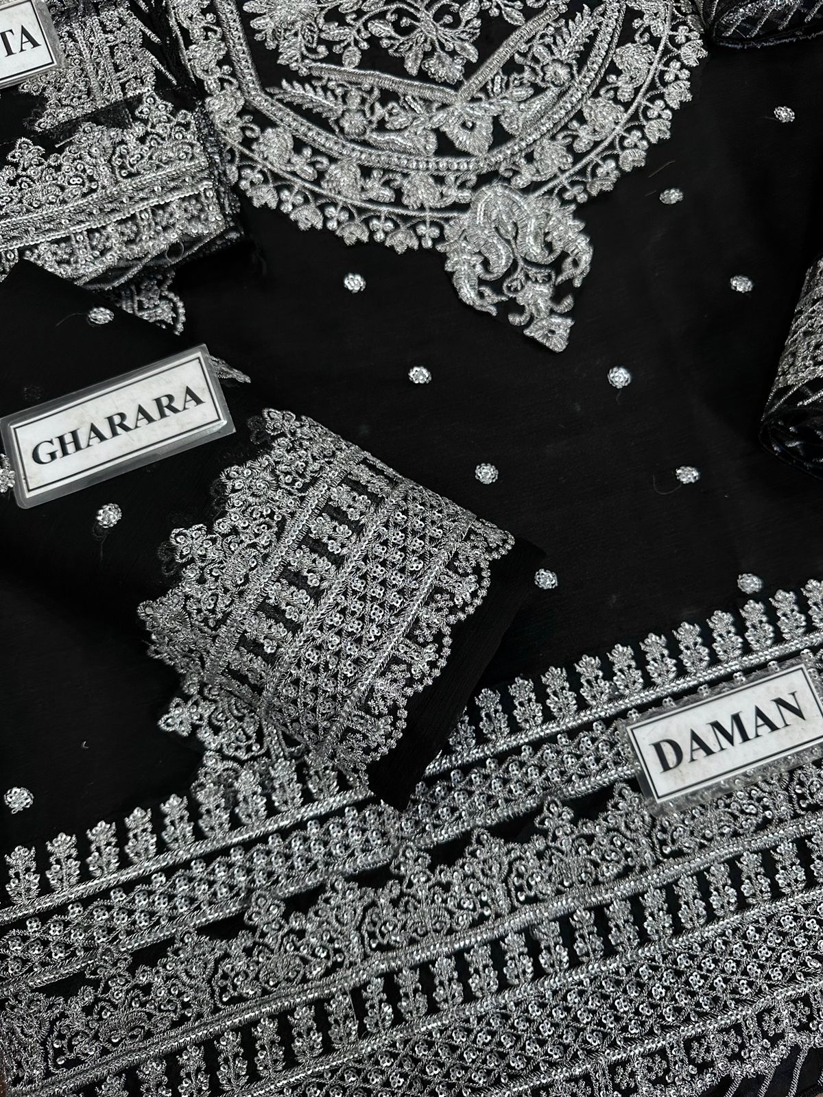 #1387 Asim Jofa Chandani Luxury Chiffon Collection ā Timeless Elegance in Every Thread NIN