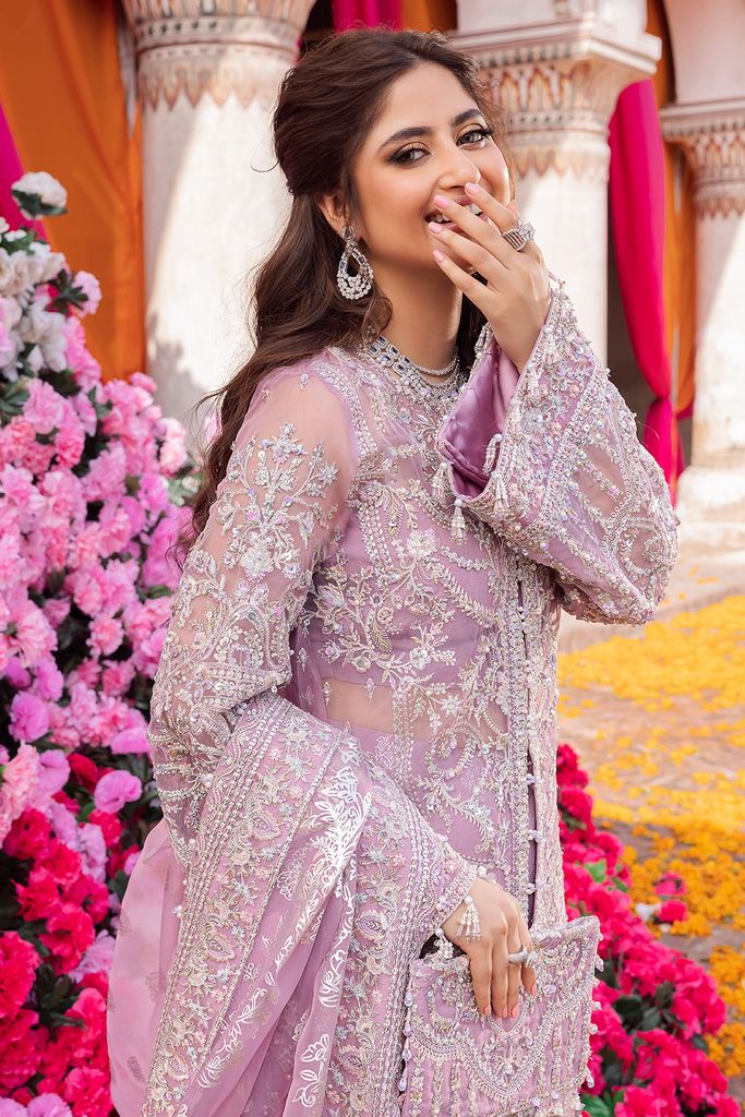#191 Kanwal Malik Inspired Unstitched Replica – Graceful Design & Premium Detailing NIN