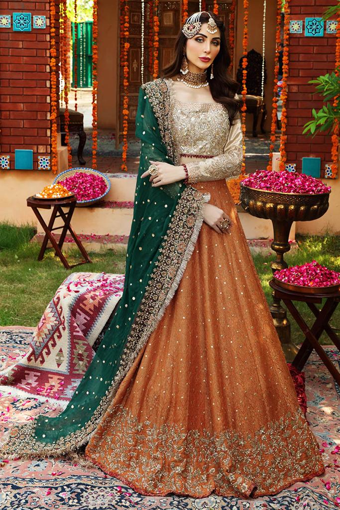 #189 Ruedad-e-Sahr – Blush Elegance in a Heavily Embellished Bridal Max NIN