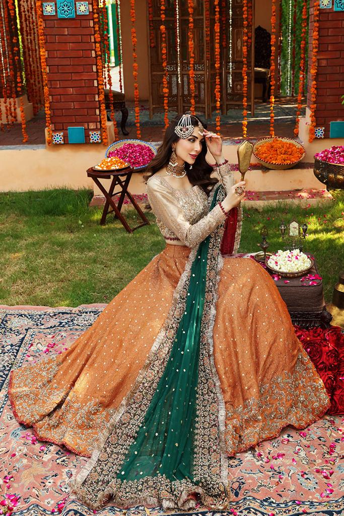 #189 Ruedad-e-Sahr – Blush Elegance in a Heavily Embellished Bridal Max NIN