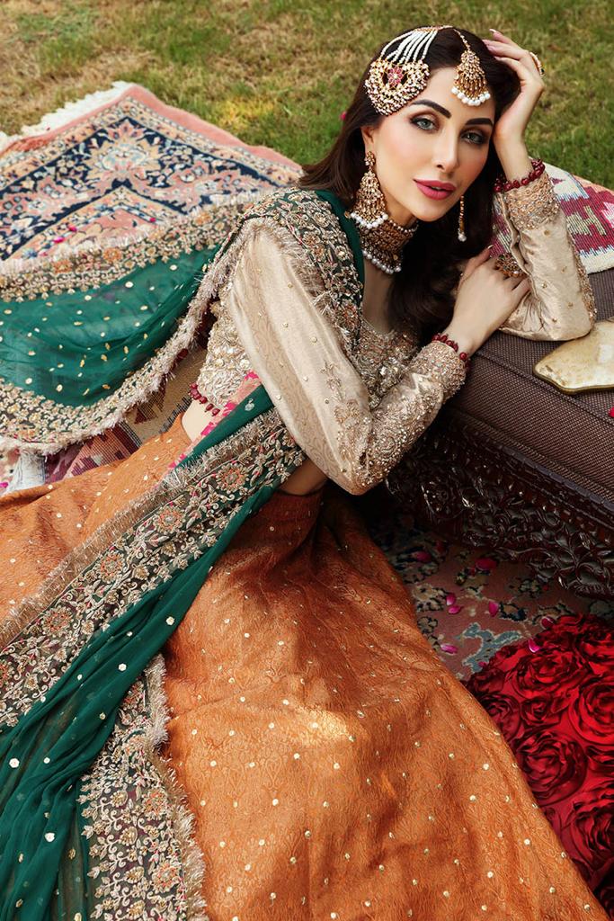 #189 Ruedad-e-Sahr – Blush Elegance in a Heavily Embellished Bridal Max NIN