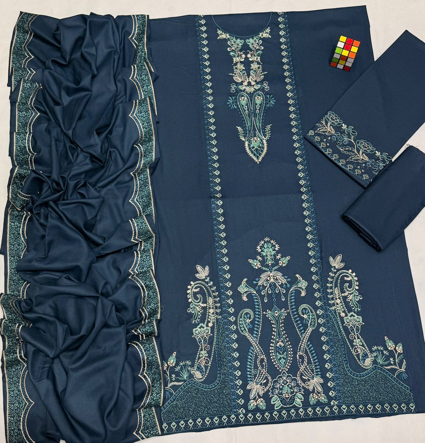 #5072 Fabric: Premium Quality Pure Dhanak AB