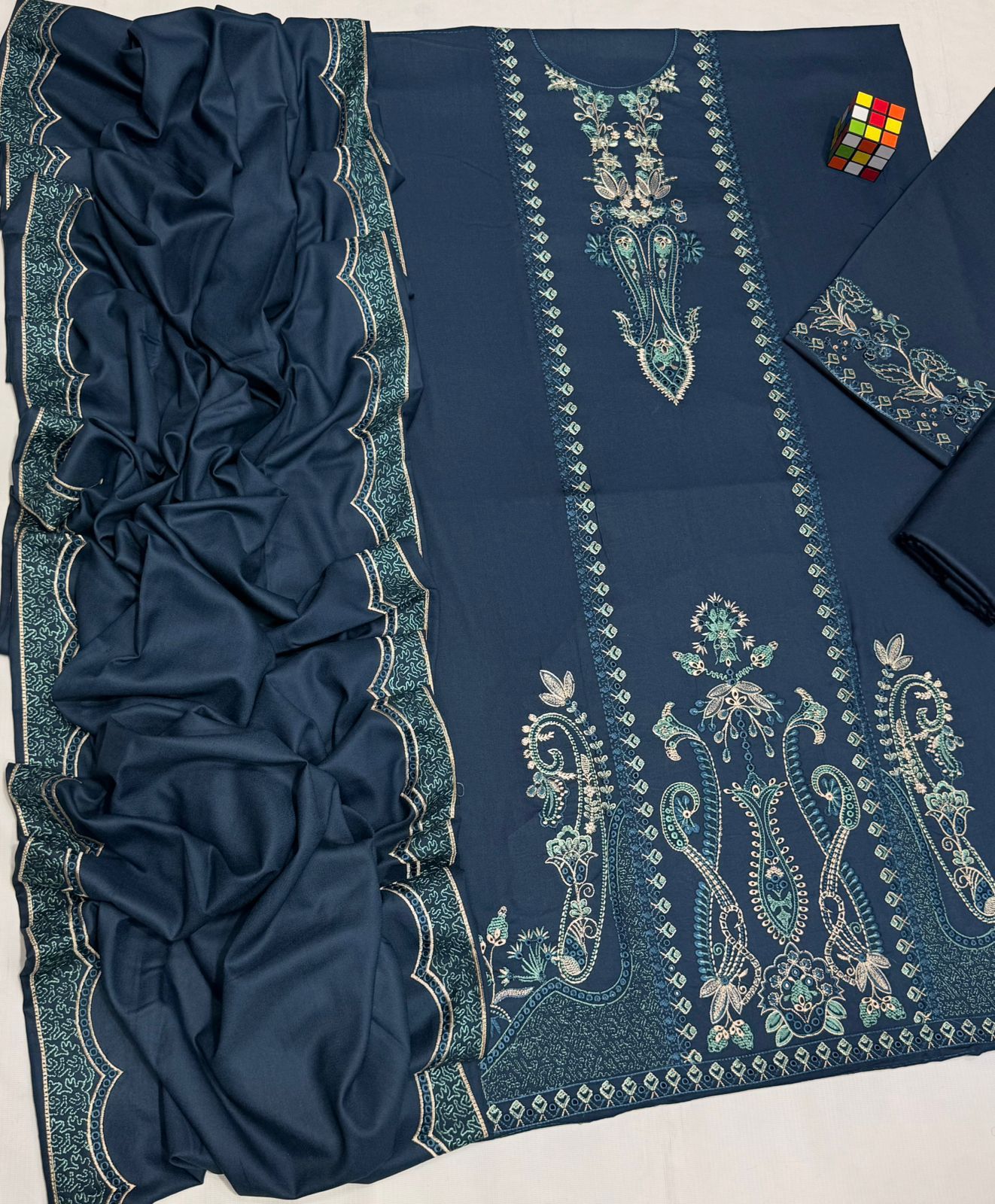 #5072 Fabric: Premium Quality Pure Dhanak AB