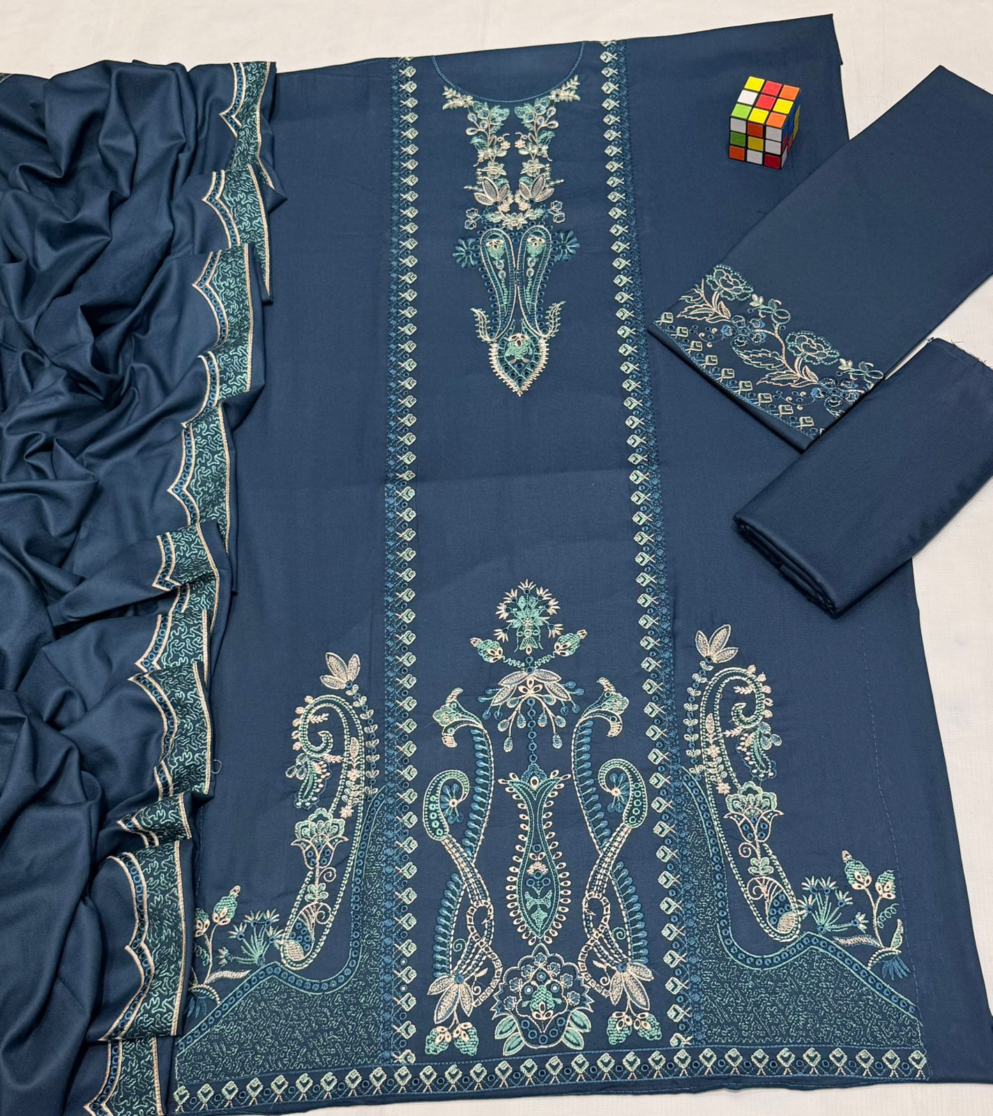 #5072 Fabric: Premium Quality Pure Dhanak AB