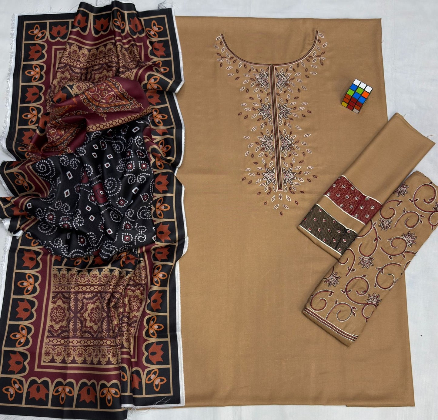 # 5126 π§΅ Premium Dhanak Embroidered Suit β Hit Code Collection AB