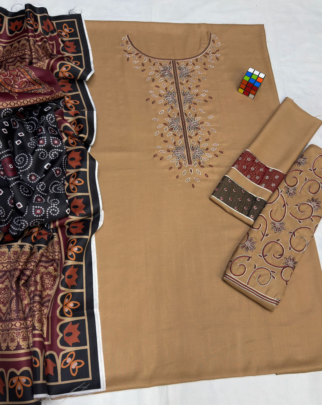 # 5126 π§΅ Premium Dhanak Embroidered Suit β Hit Code Collection AB