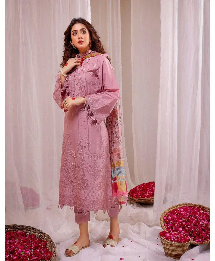 # 5094 π Limelight Brand β Premium Dhanak 3-Piece Embroidered Suit π― | Winter Collection AB