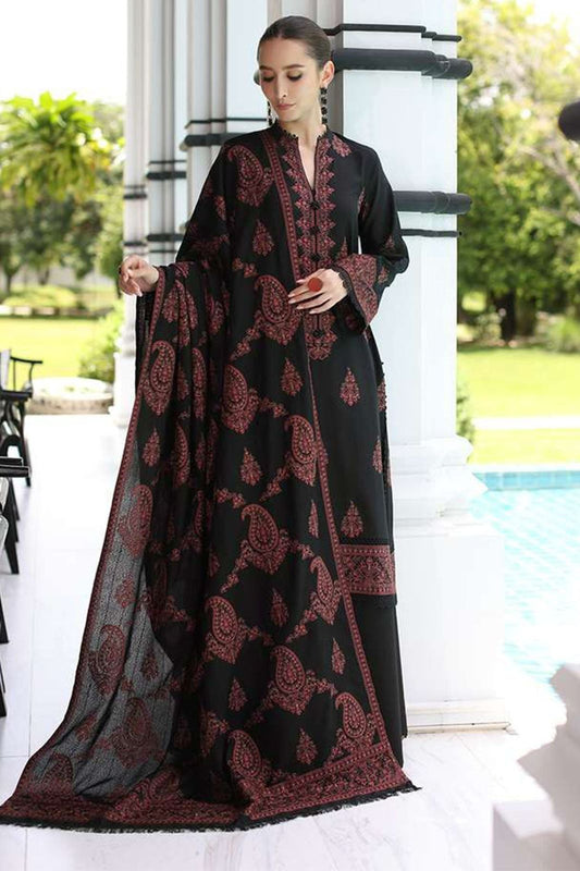 #7555  Luxury Embroidered Perfection – Bareeze Original  NIN