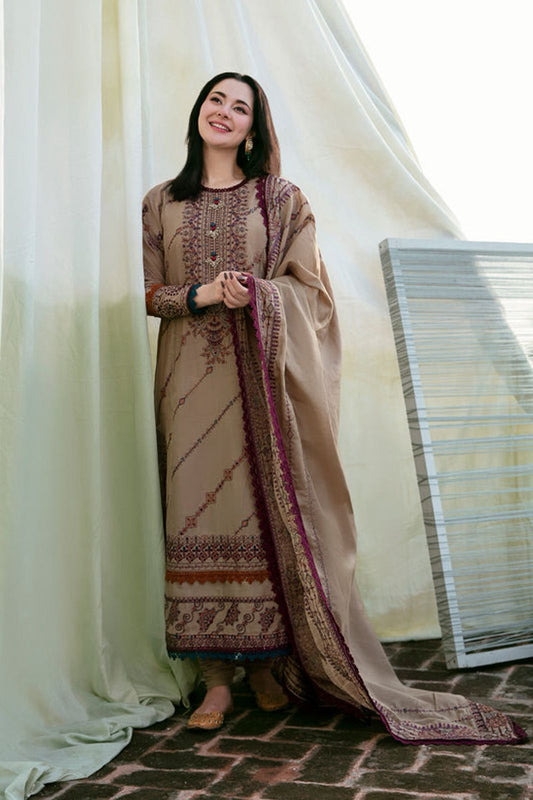 #7038  Florent Ladies Party Wear Dress – Premium Embroidered Collection  NIN