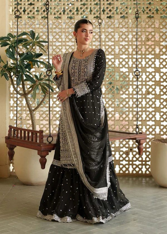 #1387  Asim Jofa Chandani Luxury Chiffon Collection – Timeless Elegance in Every Thread  NIN