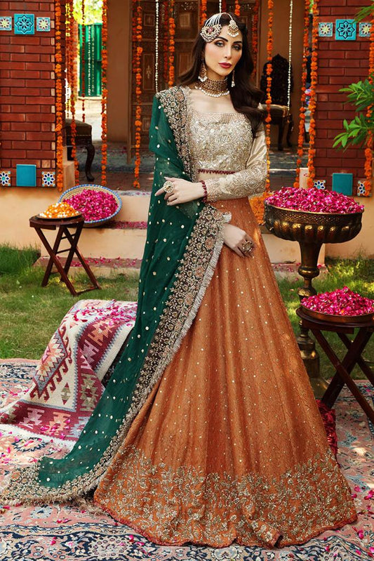 #189  Ruedad-e-Sahr – Blush Elegance in a Heavily Embellished Bridal Max  NIN